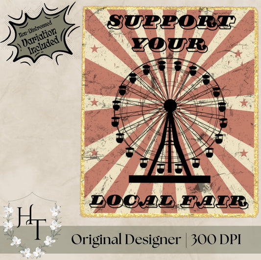 Local Fair Poster PNGs