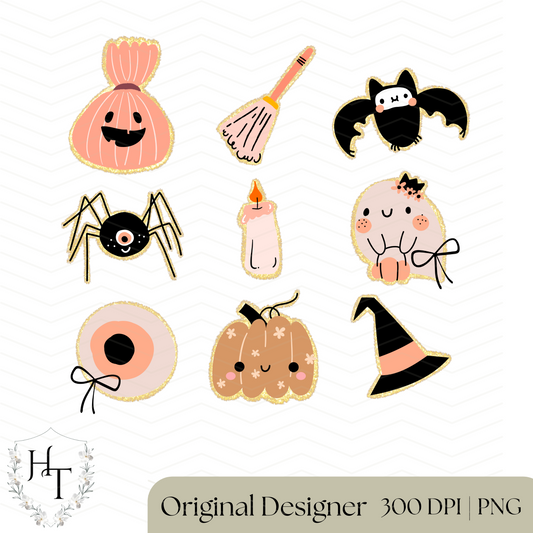 Cutesy Spooky Icons PNG