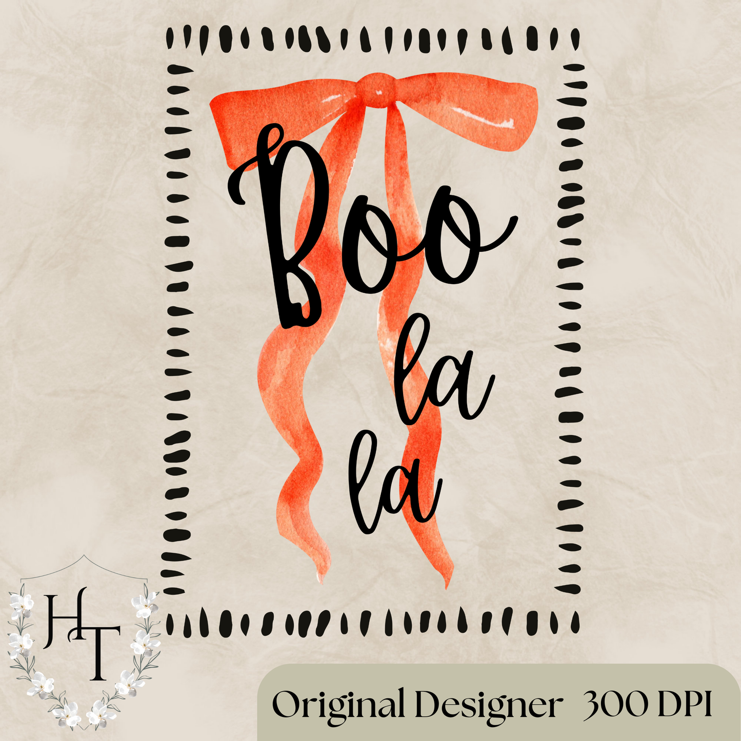 Boo La La Ribbon PNG