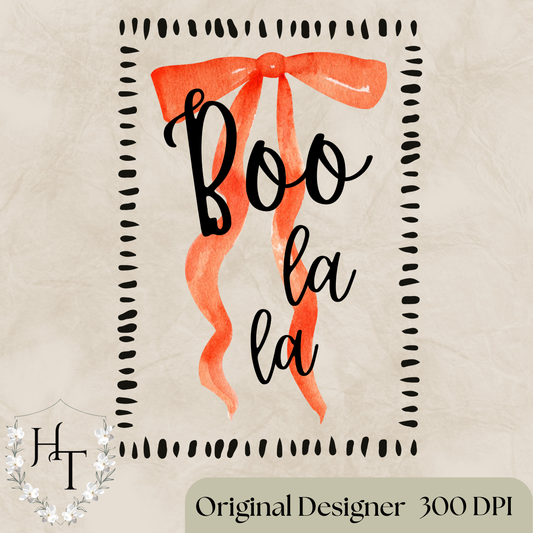 Boo La La Ribbon PNG
