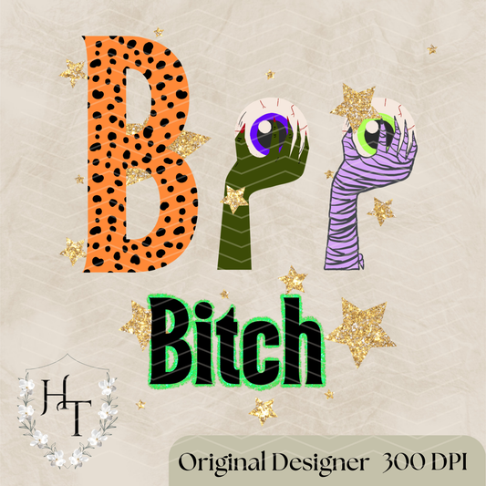 Boo Bitch Neon PNG