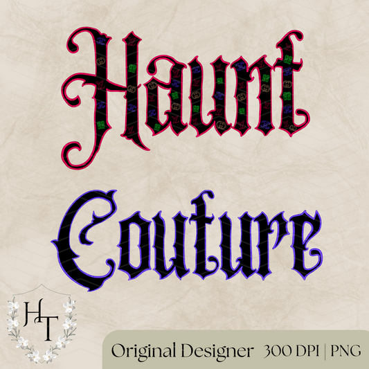 Haunt Couture with Icons PNG
