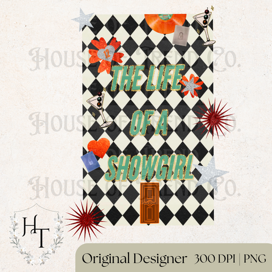 Checkered Icon Life of a Showgirl PNG
