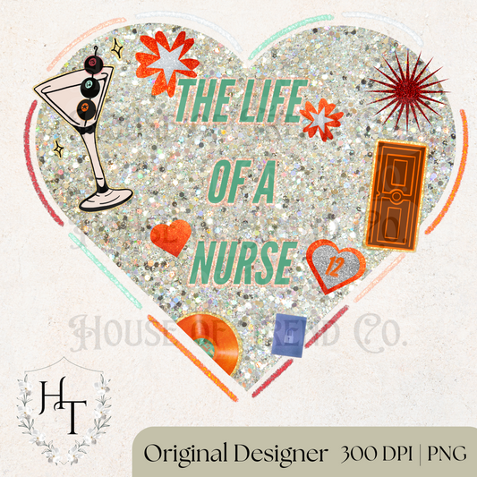 Life of a Nurse Heart PNG