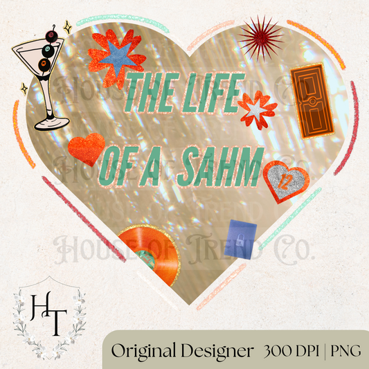 Life of a SAHM Heart PNG
