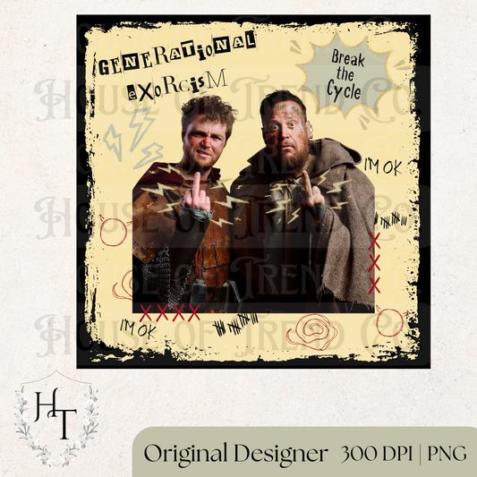 Alex Warren x Jelly Roll GenE Yellow Collage PNG